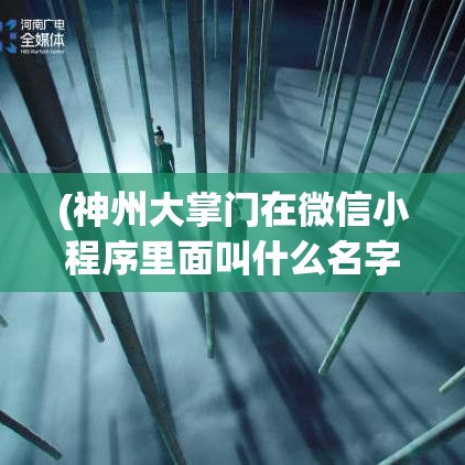 (神州大掌门在微信小程序里面叫什么名字) 神州大掌门：一段探索和传承的武术之旅——如何塑造一代宗师